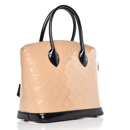 Louis Vuitton Vernis Lockit PM Dune 3 of 17