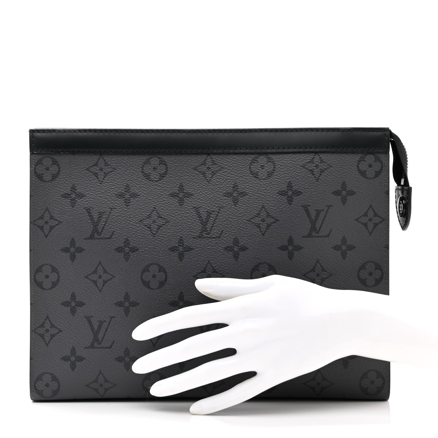 Louis Vuitton Monogram Eclipse Reverse Pochette Voyage MM 2 of 9