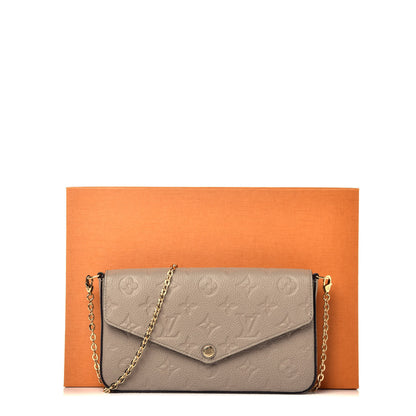 Louis Vuitton Empreinte Pochette Felicie Chain Wallet Tourterelle 10 of 10