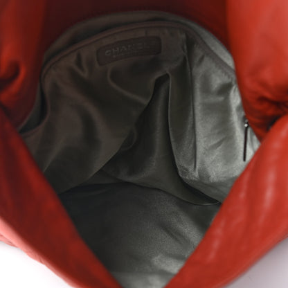 Chanel Lambskin Quilted New Lock Flap Red 5 of 9