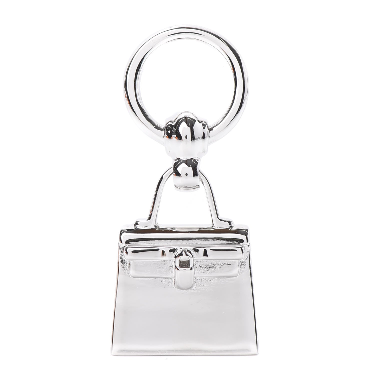 Hermes Palladium Mini Kelly Twilly Ring 1 of 4