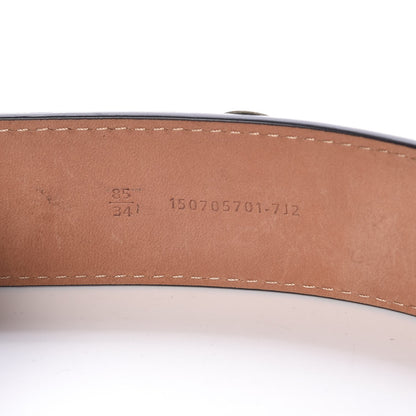 Fendi Calfskin Flowerland Belt 85 34 Green 5 of 5