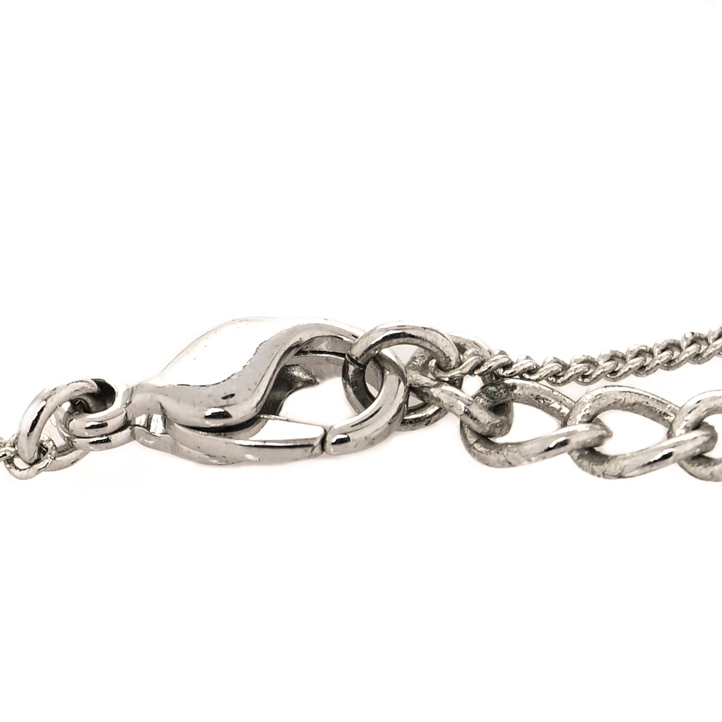 Metal Logo Bracelet Silver