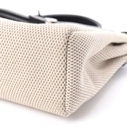 Hermes Toile GM Vache Calfskin Herbag 30 PM Natural Black 7 of 10