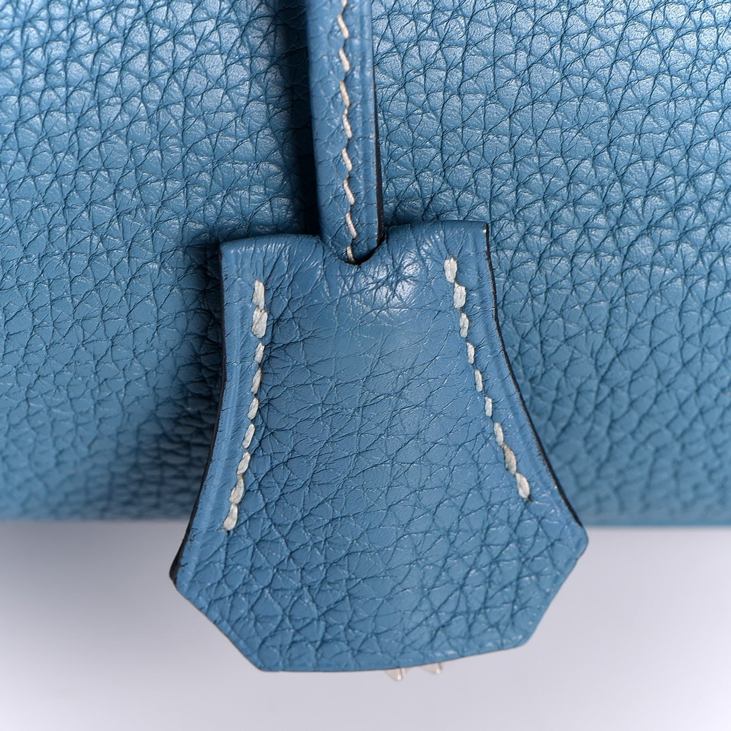 Hermes Togo Birkin 35 Blue Jean 35 of 37
