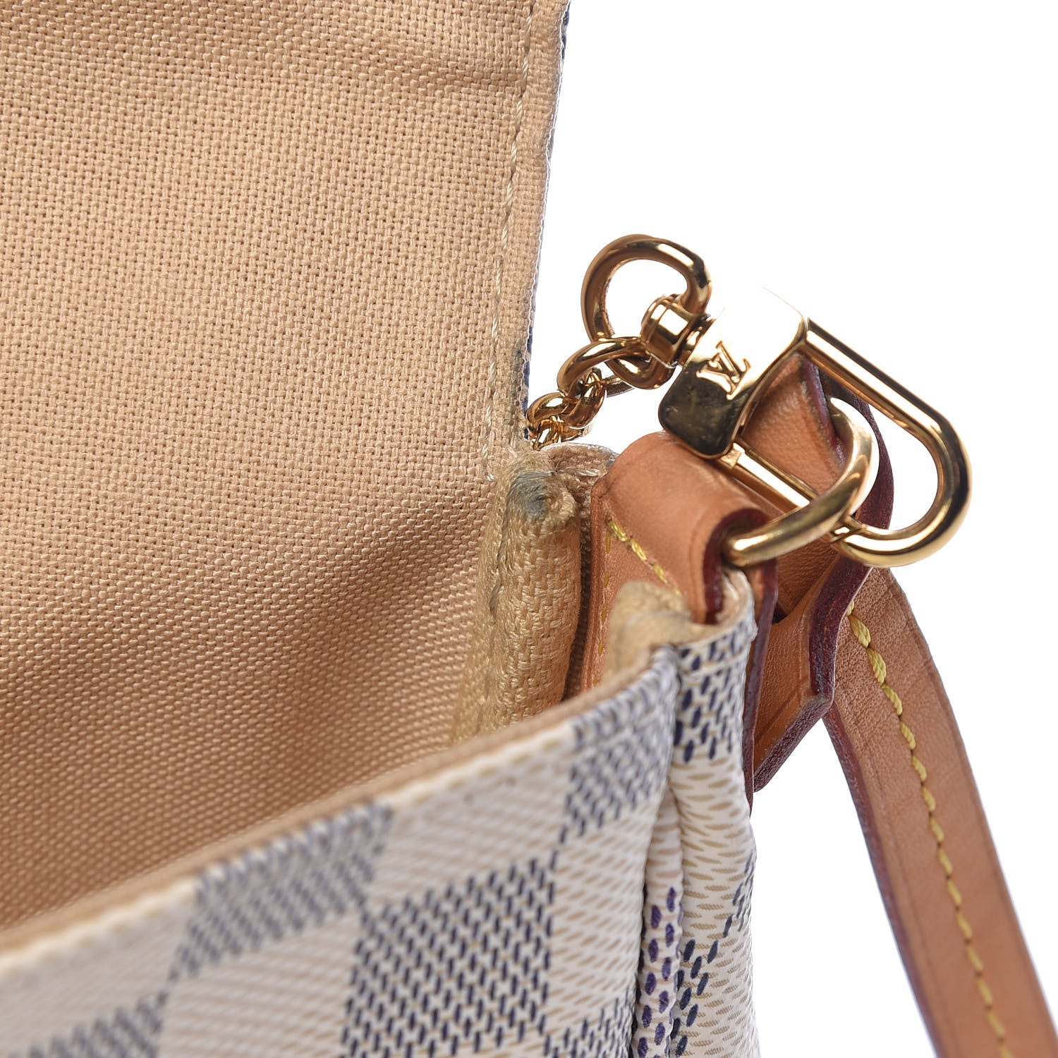 Louis Vuitton Damier Azur Favorite MM 9 of 14