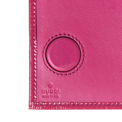 Gucci Vernice Naplack Soho iPad Case Bright Bouganville 6 of 11