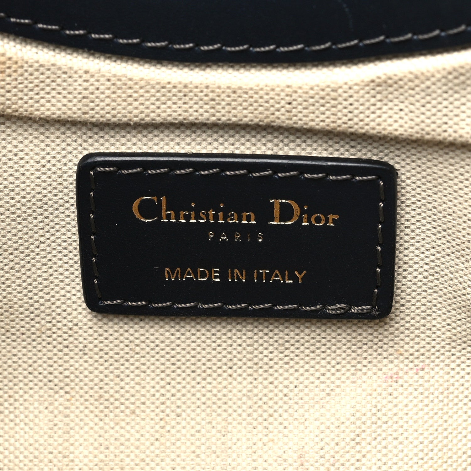 Christian Dior Oblique Fold Over Clutch Blue 6 of 11