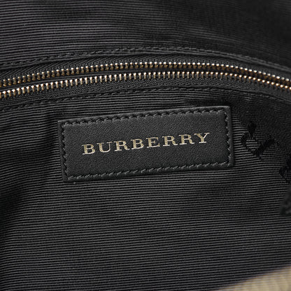 Burberry Signature Grain Calfskin Medium Welburn Tote Black 6 of 11