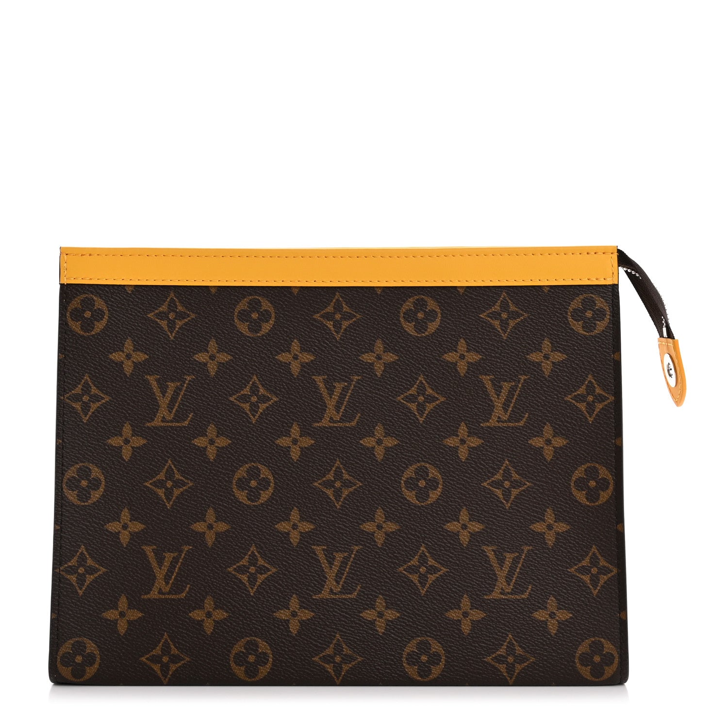 Louis Vuitton Monogram Macassar Pochette Voyage MM Safran Yellow 1 of 6