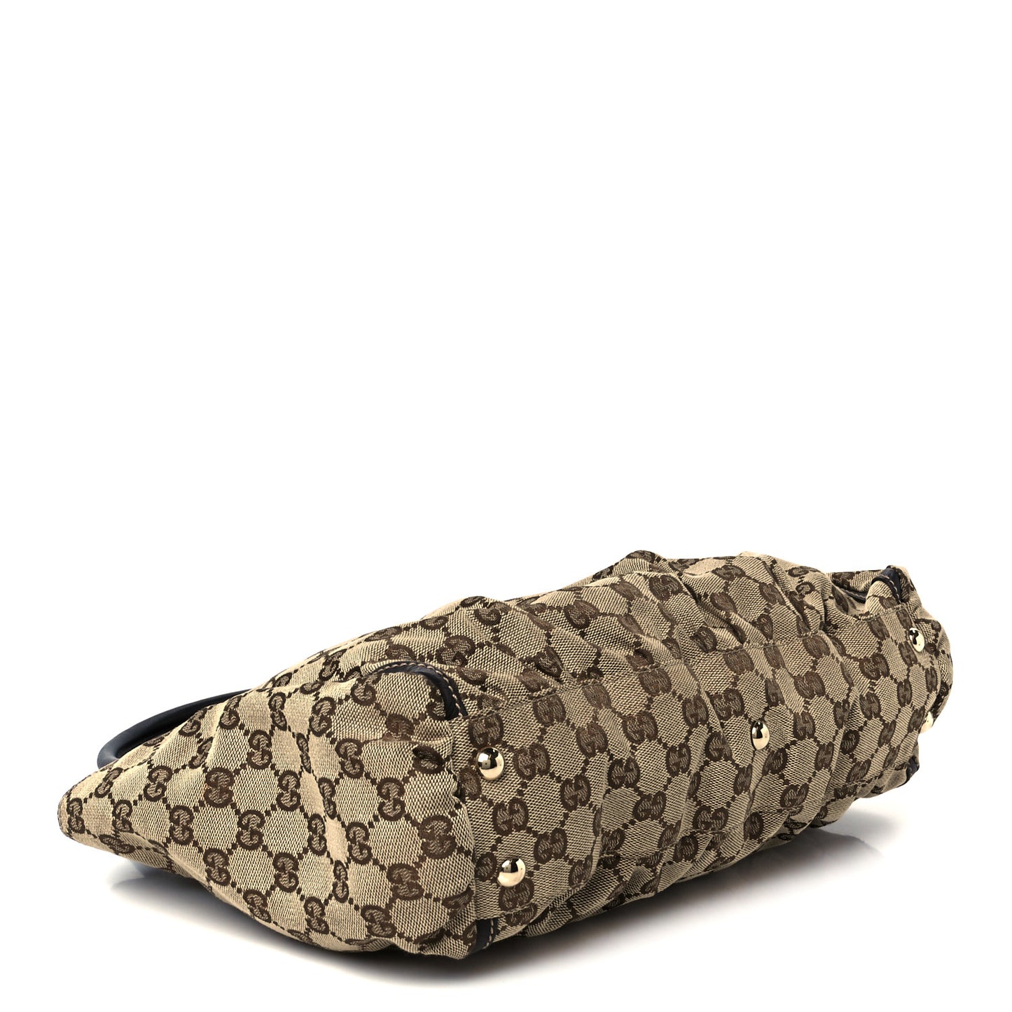Monogram D Gold Tote Dark Brown