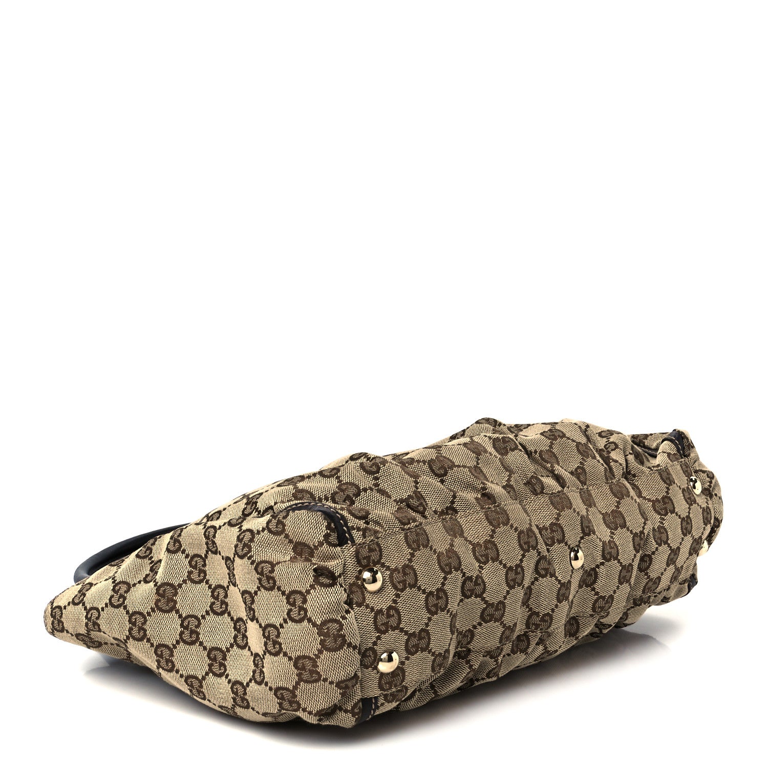 Gucci Monogram D Gold Tote Dark Brown 4 of 11