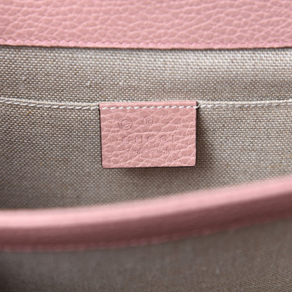 Gucci Dollar Calfskin Small Interlocking G Shoulder Bag Soft Pink 8 of 10