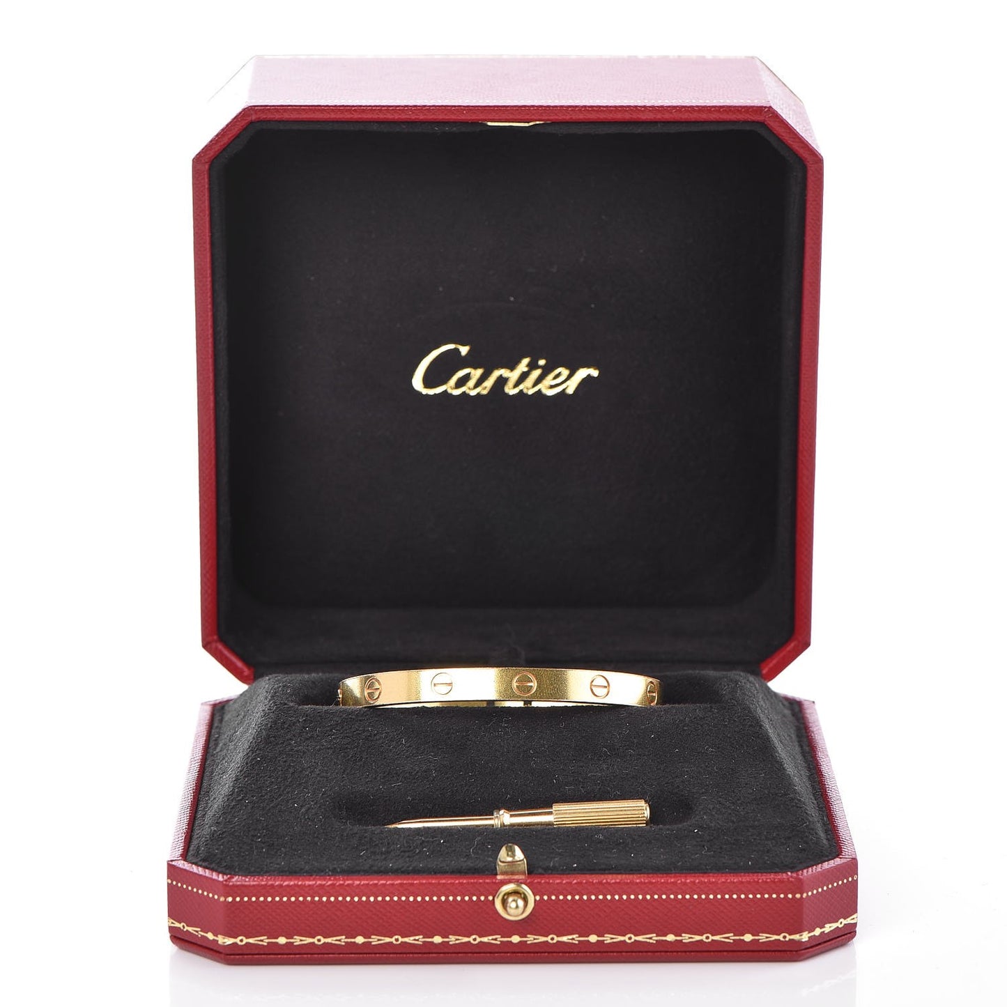 18K Yellow Gold LOVE Bracelet 17