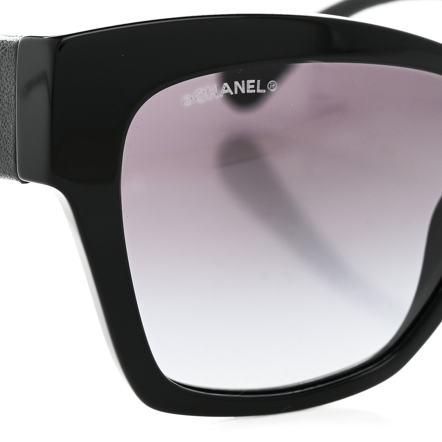 Chanel Acetate Square Cat Eye CC Sunglasses 5456 Q B Black 7 of 10