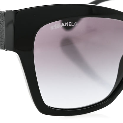 Chanel Acetate Square Cat Eye CC Sunglasses 5456 Q B Black 7 of 10