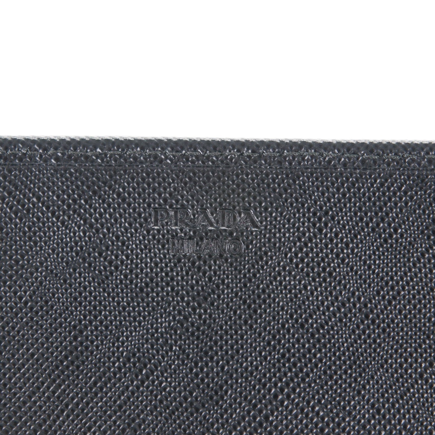 Saffiano Metal Oro Chain Wallet Nero Black