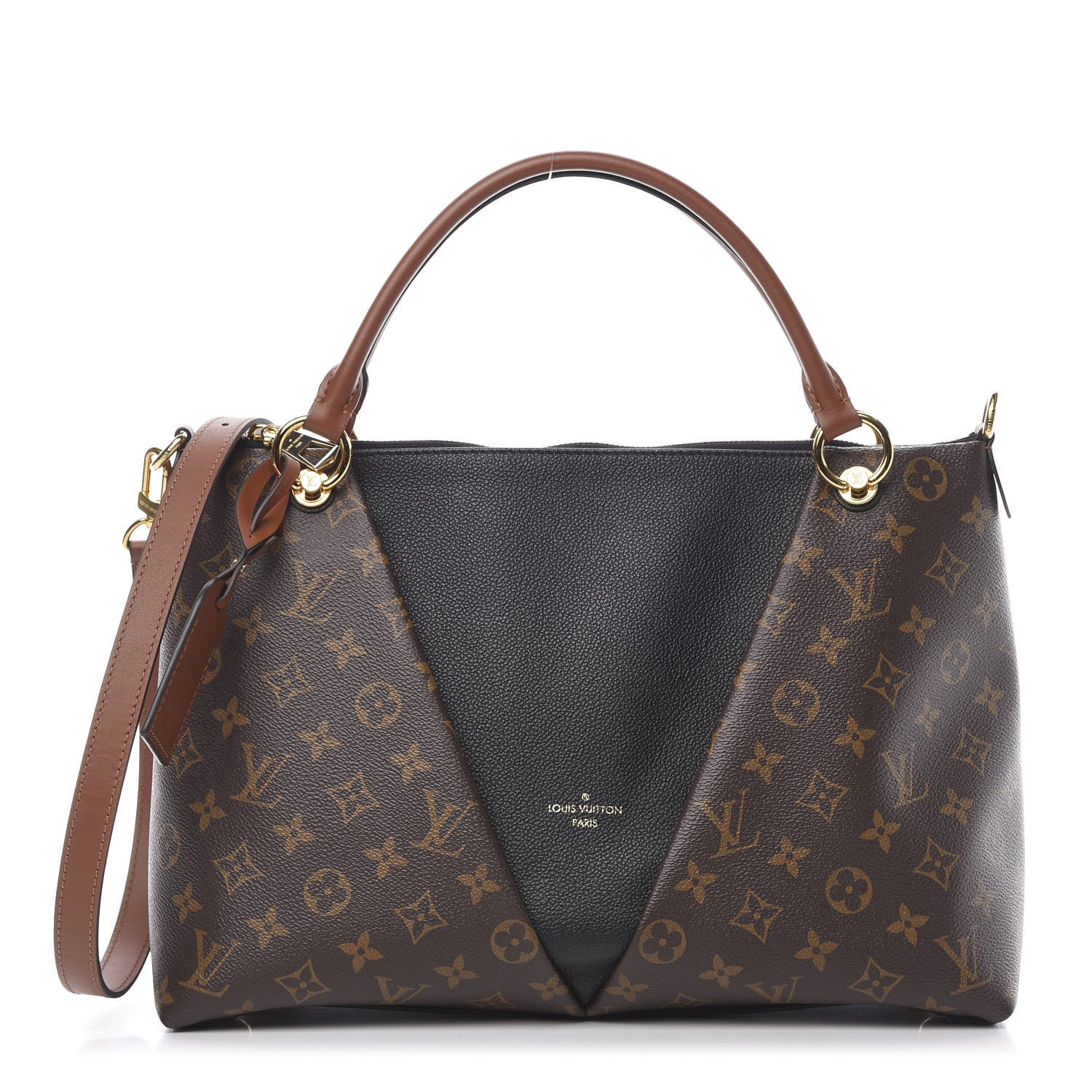 Louis Vuitton Monogram V Tote MM Black 1 of 11