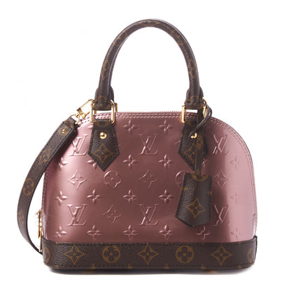 Louis Vuitton Vernis Monogram Alma BB Rose Pale Metallise 1 of 8