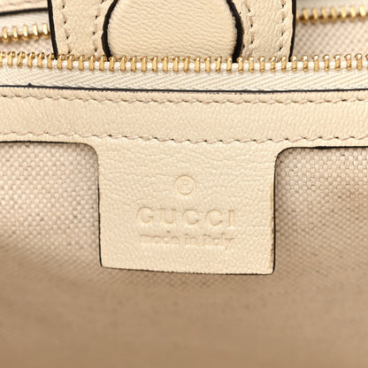 Gucci Monogram New Sakai Calfskin Lux Horsebit 1955 Tote Beige Ebony Mystic White 6 of 11