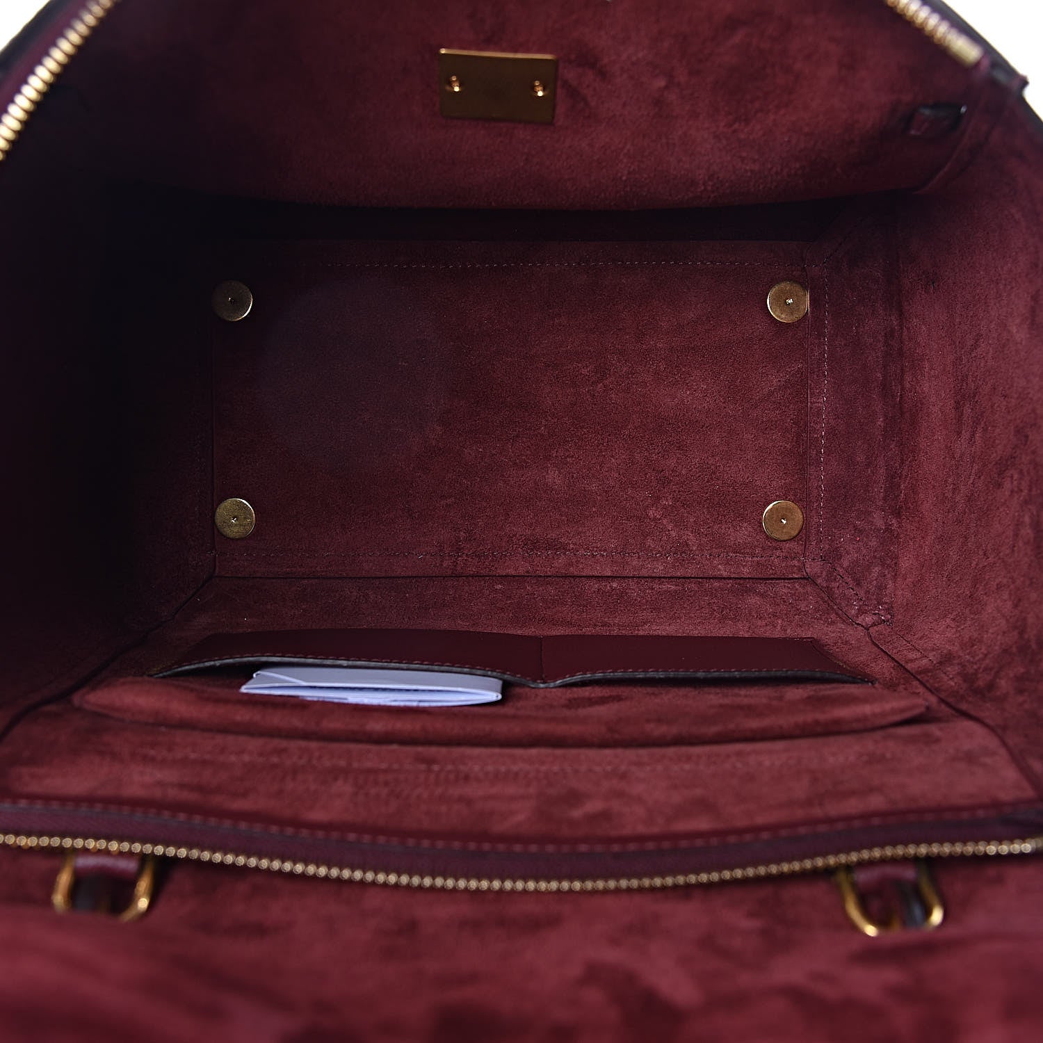 Celine Grained Calfskin Mini Belt Bag Light Burgundy 6 of 11