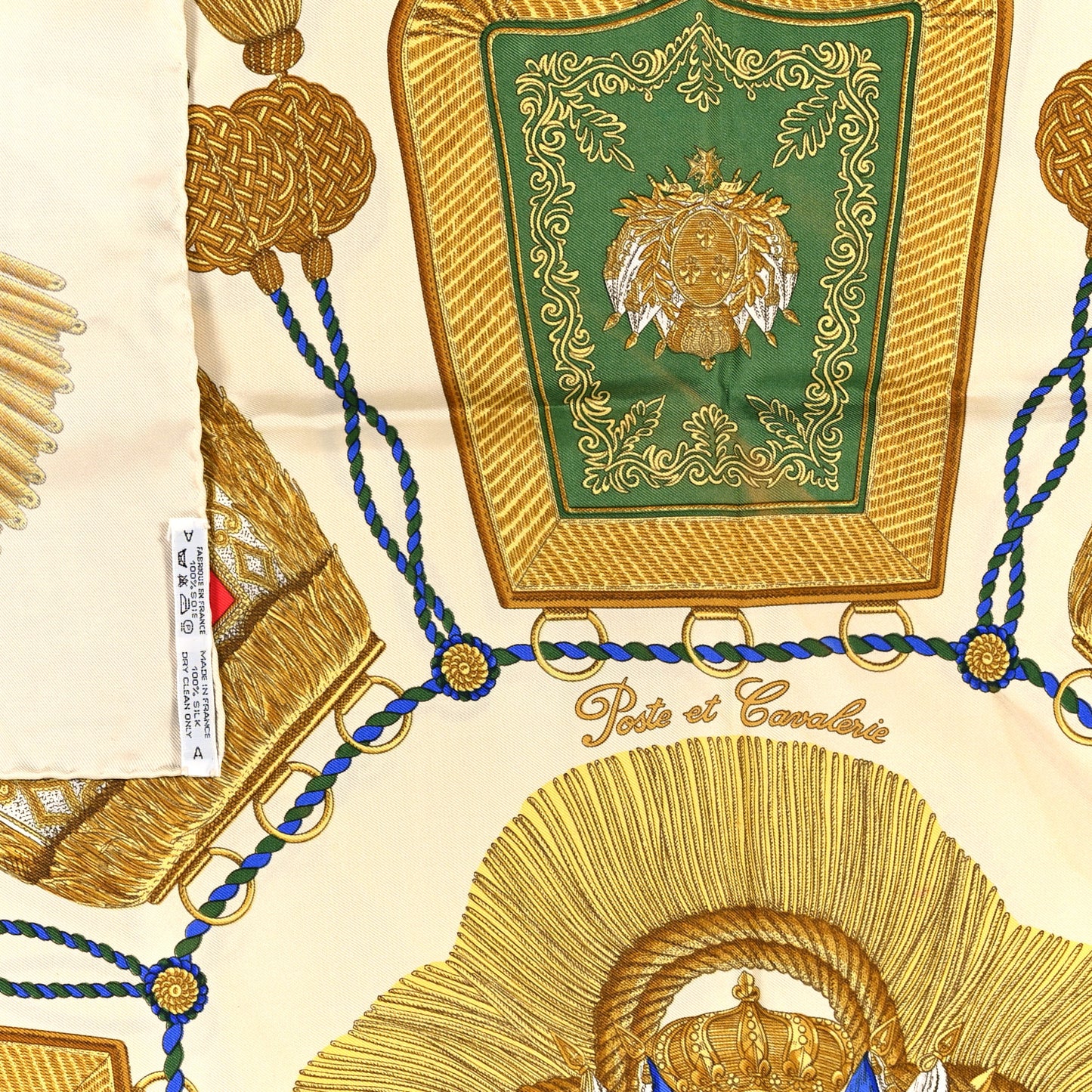 Silk Poste et Cavalerie Scarf 90