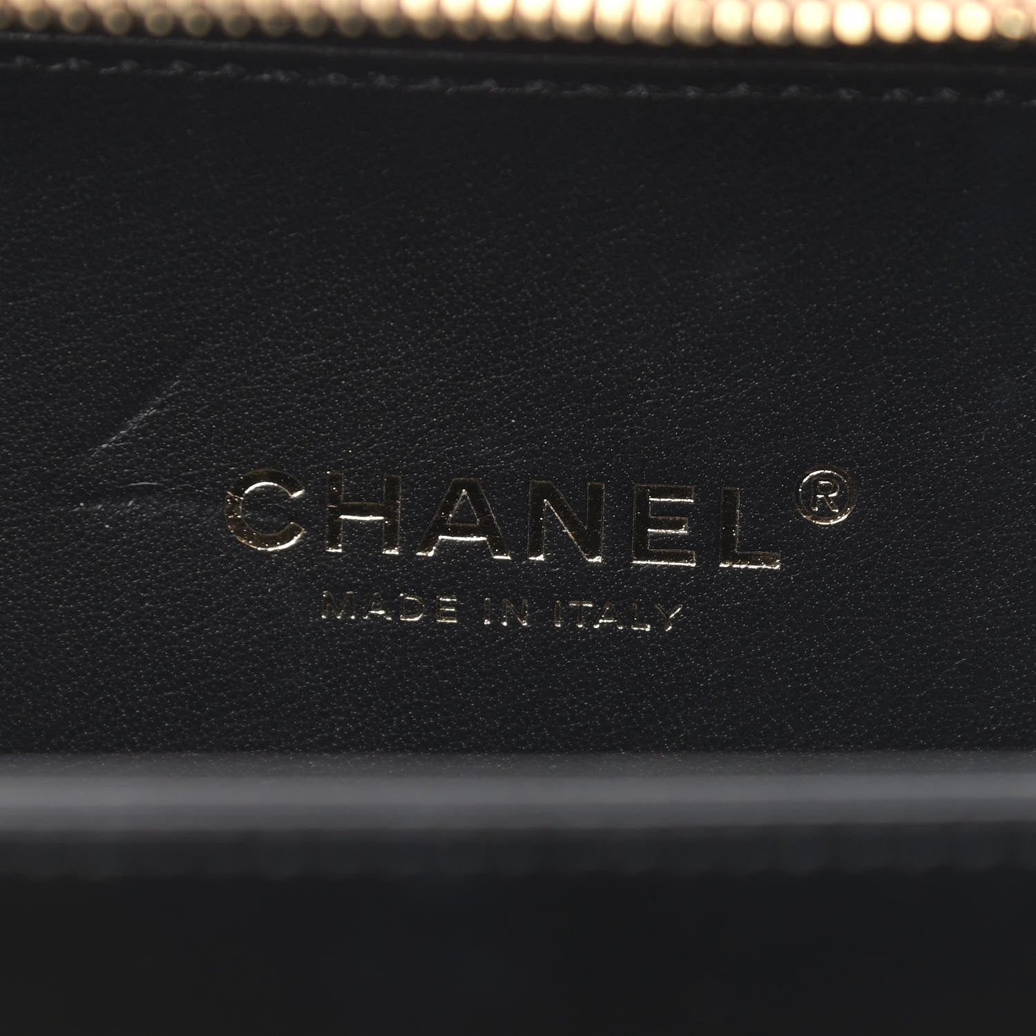 Chanel Caviar Quilted Medium CC Filigree Vanity Case Beige Black 6 of 9