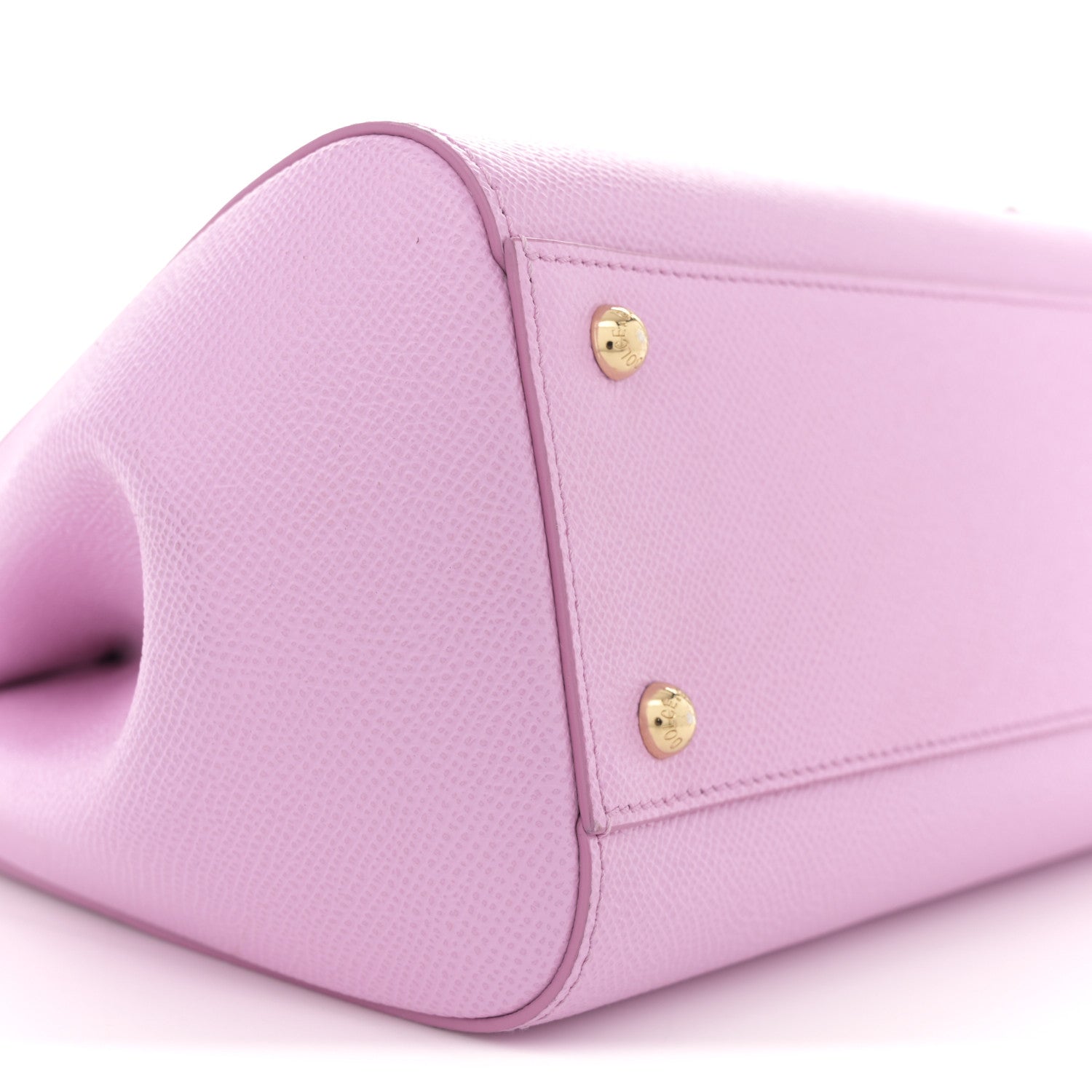 Dolce & Gabbana Dauphine Studded Medium DG Family Patch Miss Sicily Satchel Pink Rosa Chiaro 8 of 11