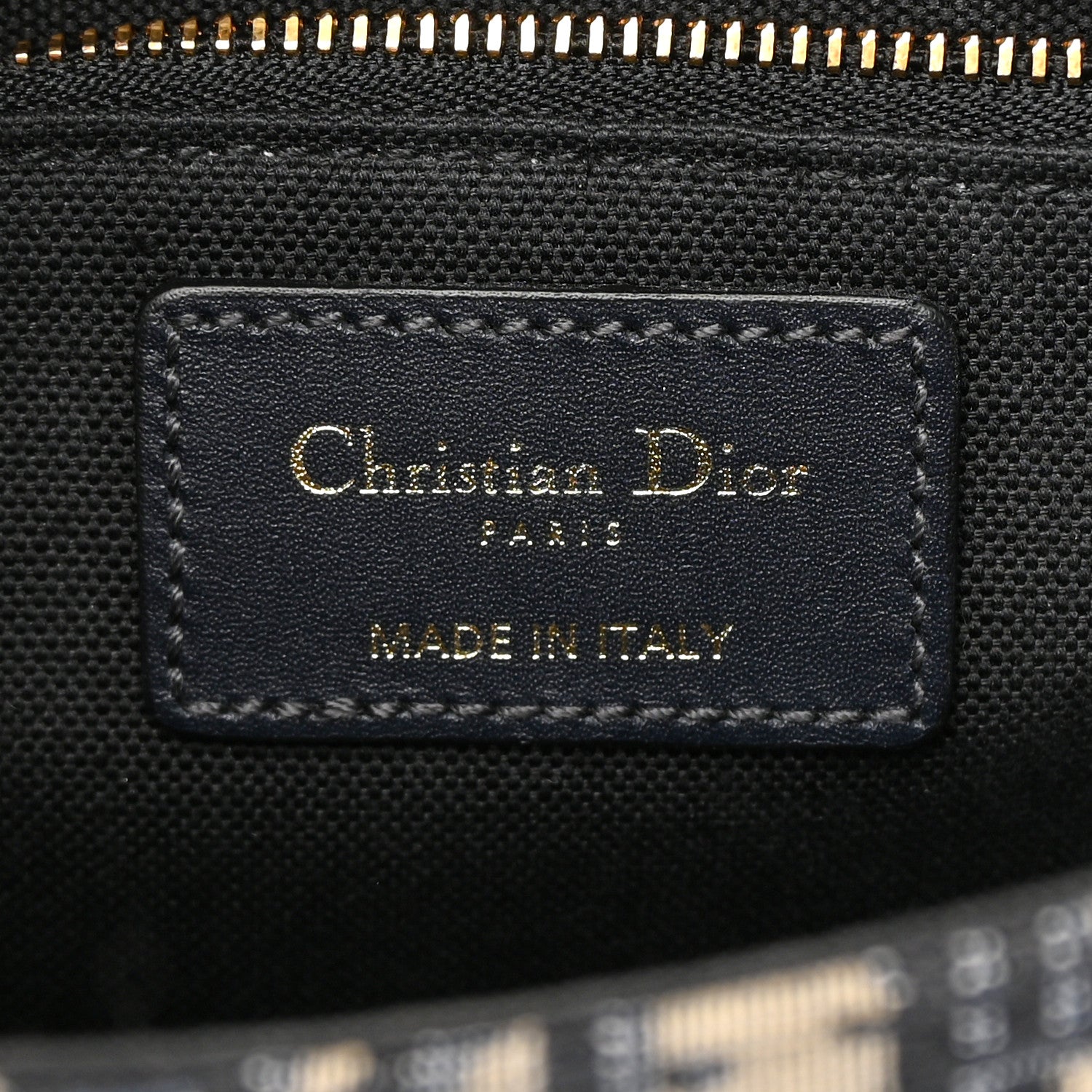 Christian Dior Oblique 30 Montaigne Flap Bag Blue 6 of 19