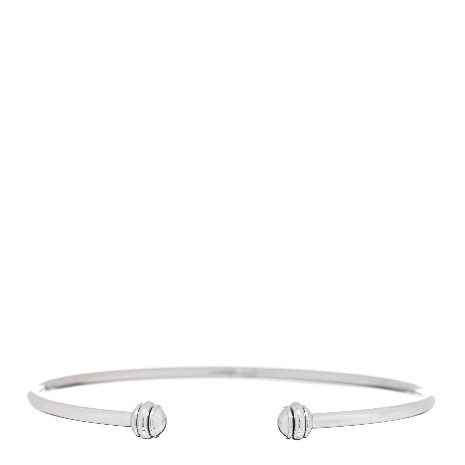 Piaget 18K White Gold Possession Open Bangle Bracelet 1 of 3