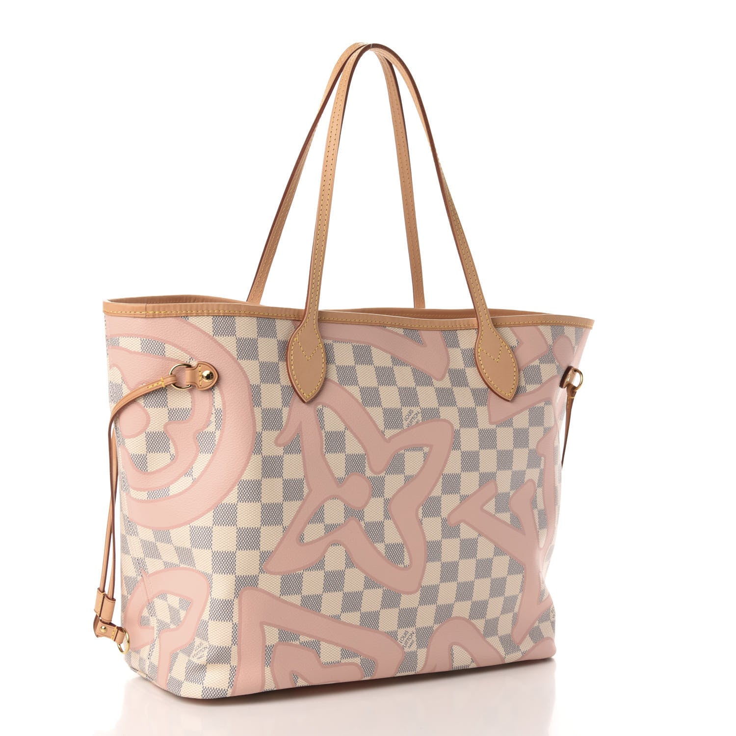 Louis Vuitton Damier Azur Tahitienne Neverfull MM 4 of 14