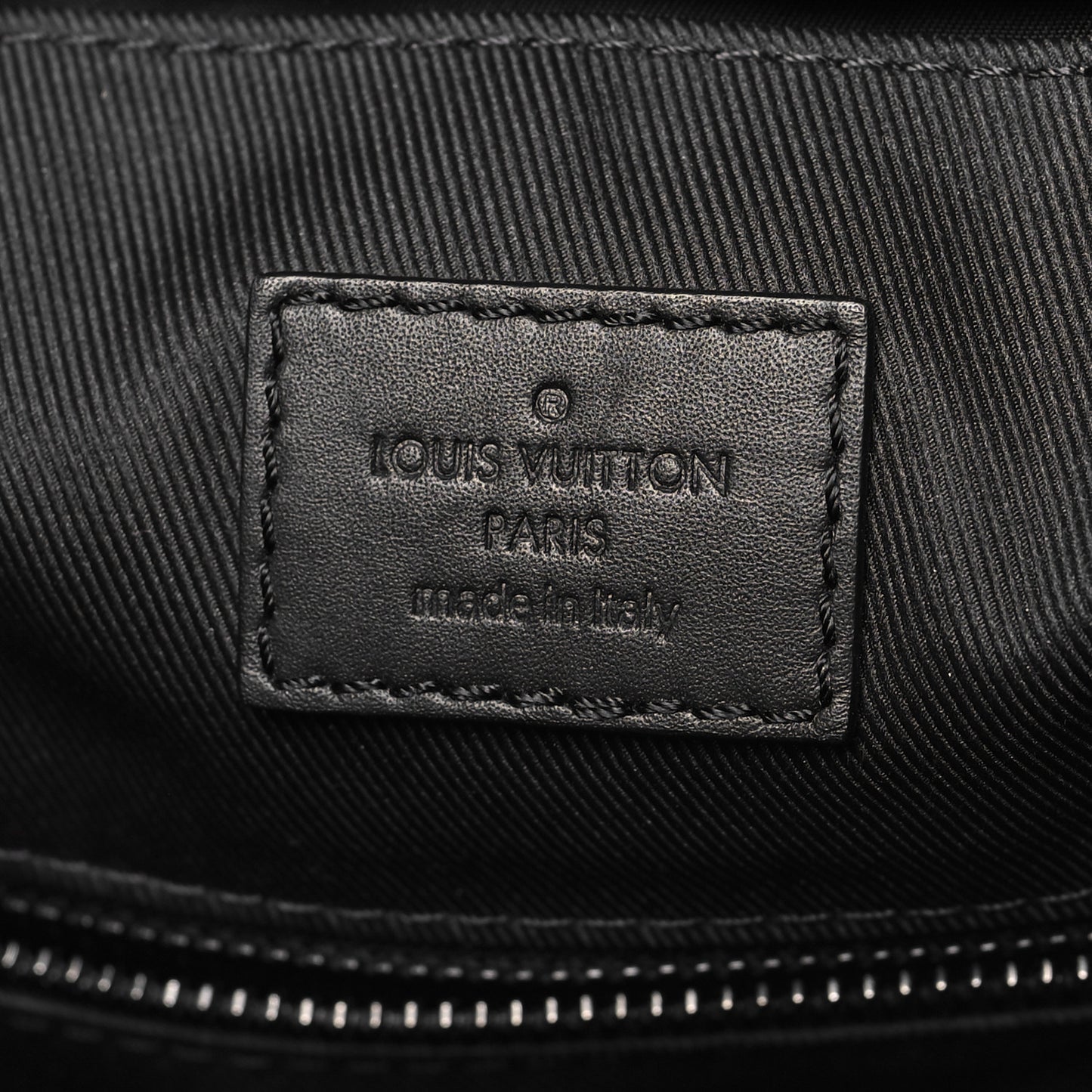 Calfskin Monogram Shadow Discovery Backpack Black