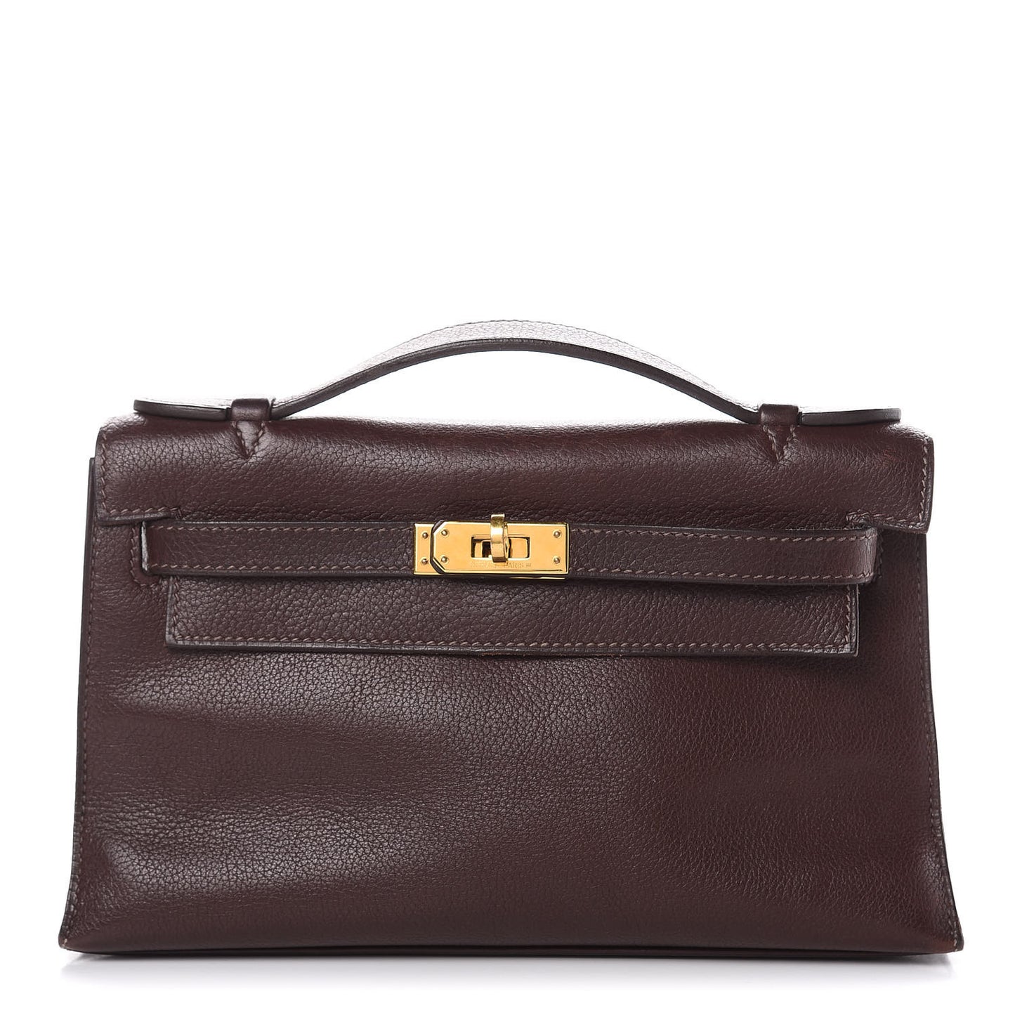 Evergrain Kelly Pochette Clutch Havane
