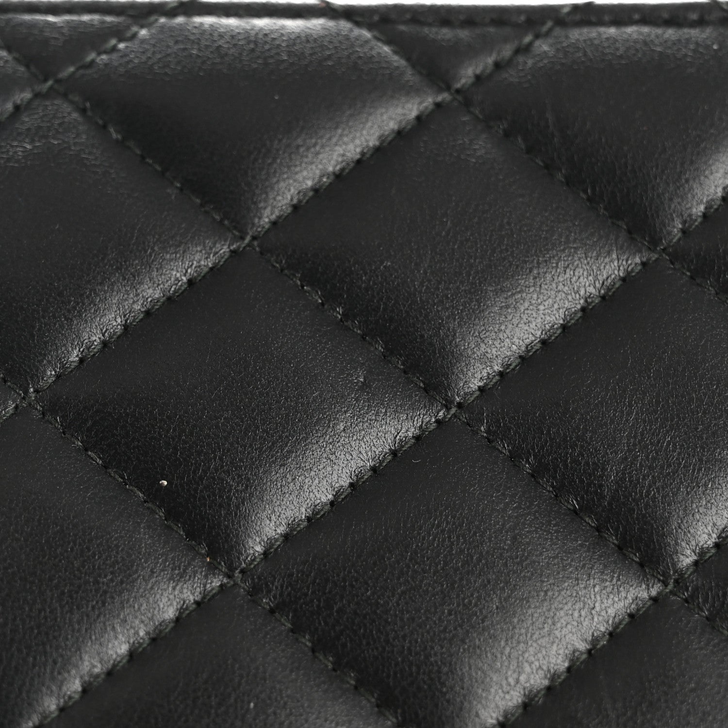 Chanel Lambskin Quilted Trendy CC Yen Wallet Black 13 of 13