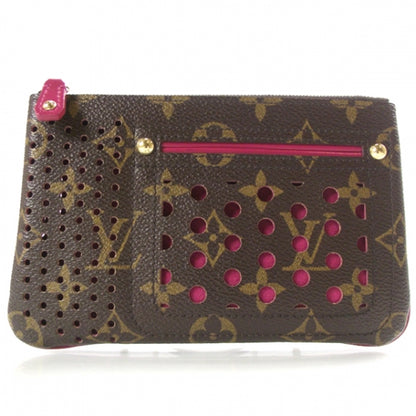 Louis Vuitton Monogram Perforated Pochette Plat Fuchsia 1 of 6