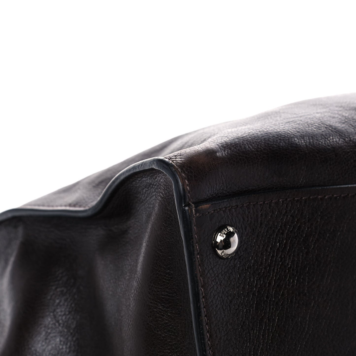 Glace Calf Twin Pocket Tote Moro