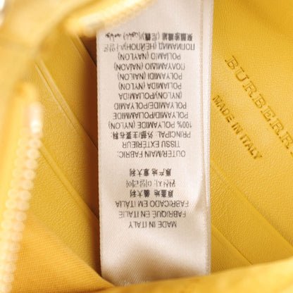 Burberry Horseferry Check Natural Knot Peyton Crossbody Clutch Bag Yellow 7 of 9