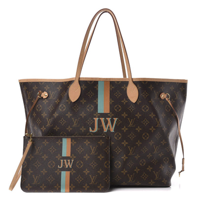 Louis Vuitton Monogram My LV Heritage Neverfull GM Vert Clair Orange 1 of 9