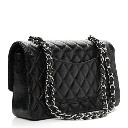 Chanel Caviar Quilted Medium Double Flap Black 3 of 9