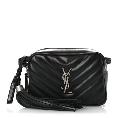 Saint Laurent Calfskin Matelasse Monogram Lou Belt Bag Black 1 of 11