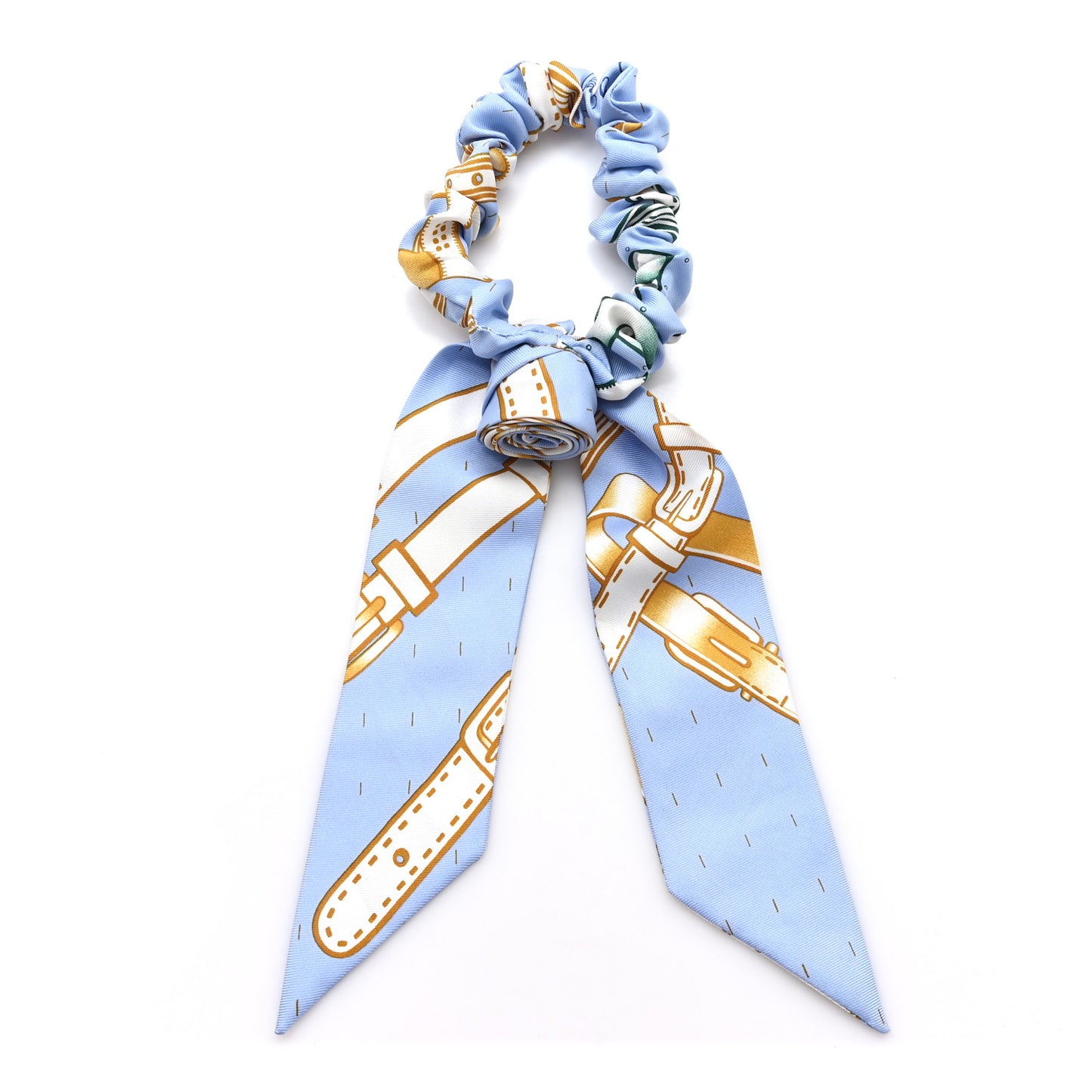 Silk Blla A L'Ombre Des Chouchou Scrunchie Blue