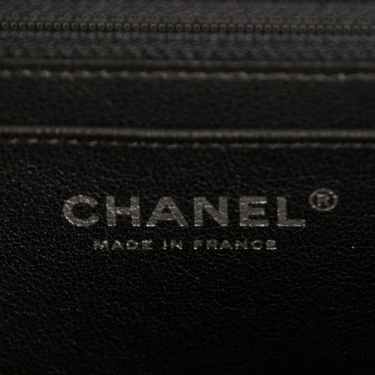 Lambskin Quilted Mini Rectangular Flap Black