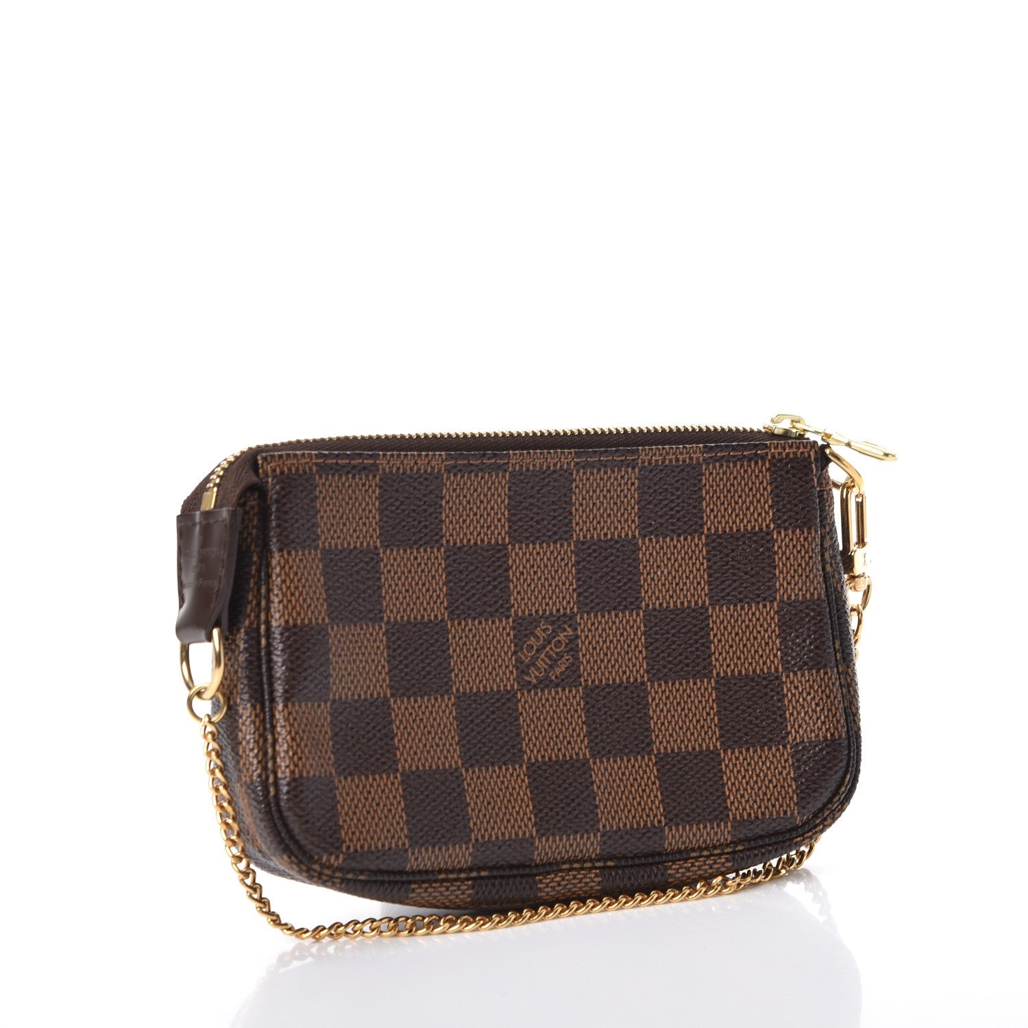 Louis Vuitton Damier Ebene Complice Trunks and Bags Mini Pochette Accessories Red 3 of 7