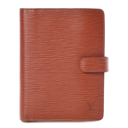 Louis Vuitton Epi Medium Ring Agenda Cover Kenyan Fawn 1 of 9