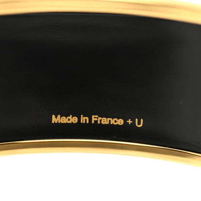 Hermes Enamel Printed Tea For Two Wide Bracelet 65 Lumiere 5 of 6