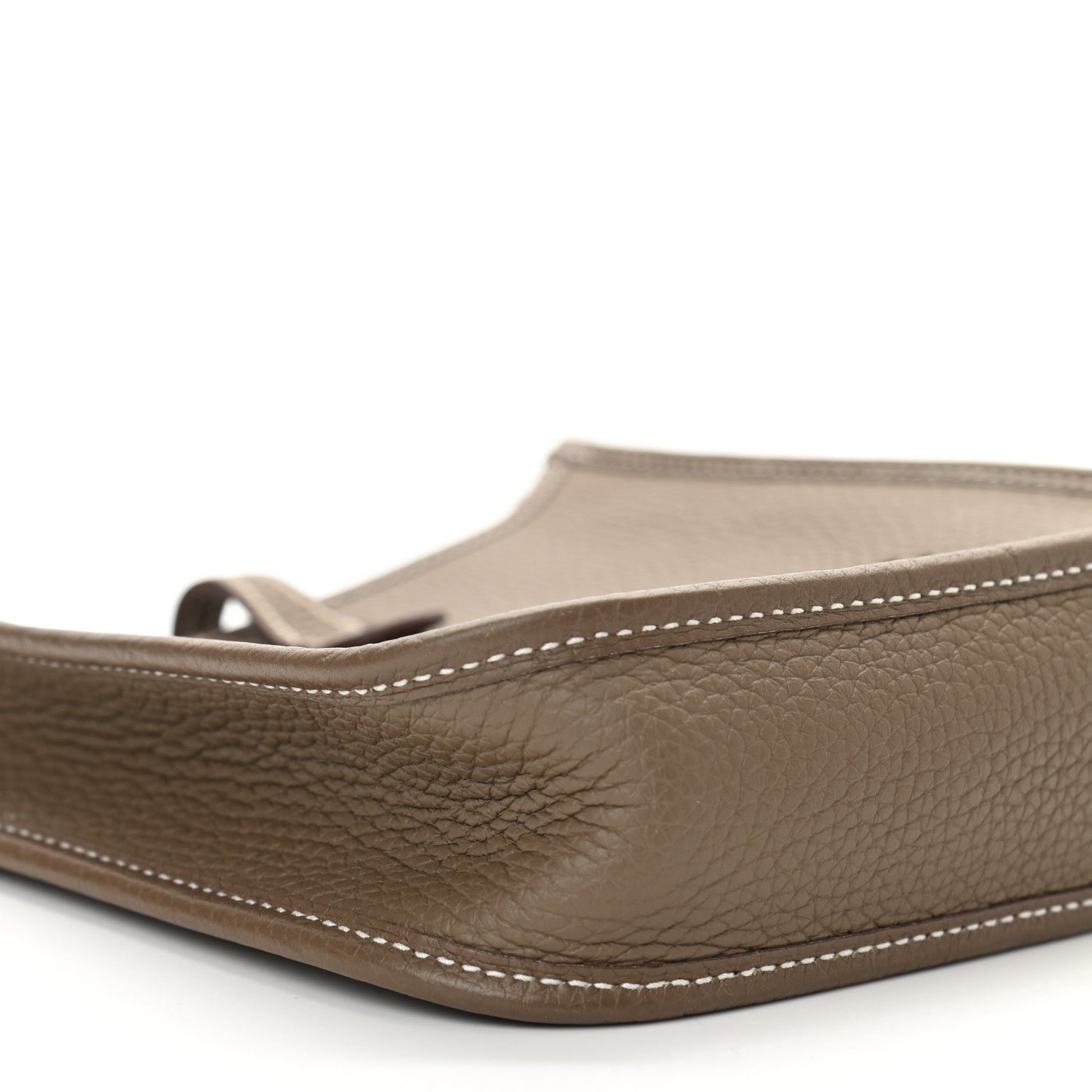Hermes Taurillon Clemence Amazone Evelyne TPM Etoupe Bleu Indigo 8 of 9