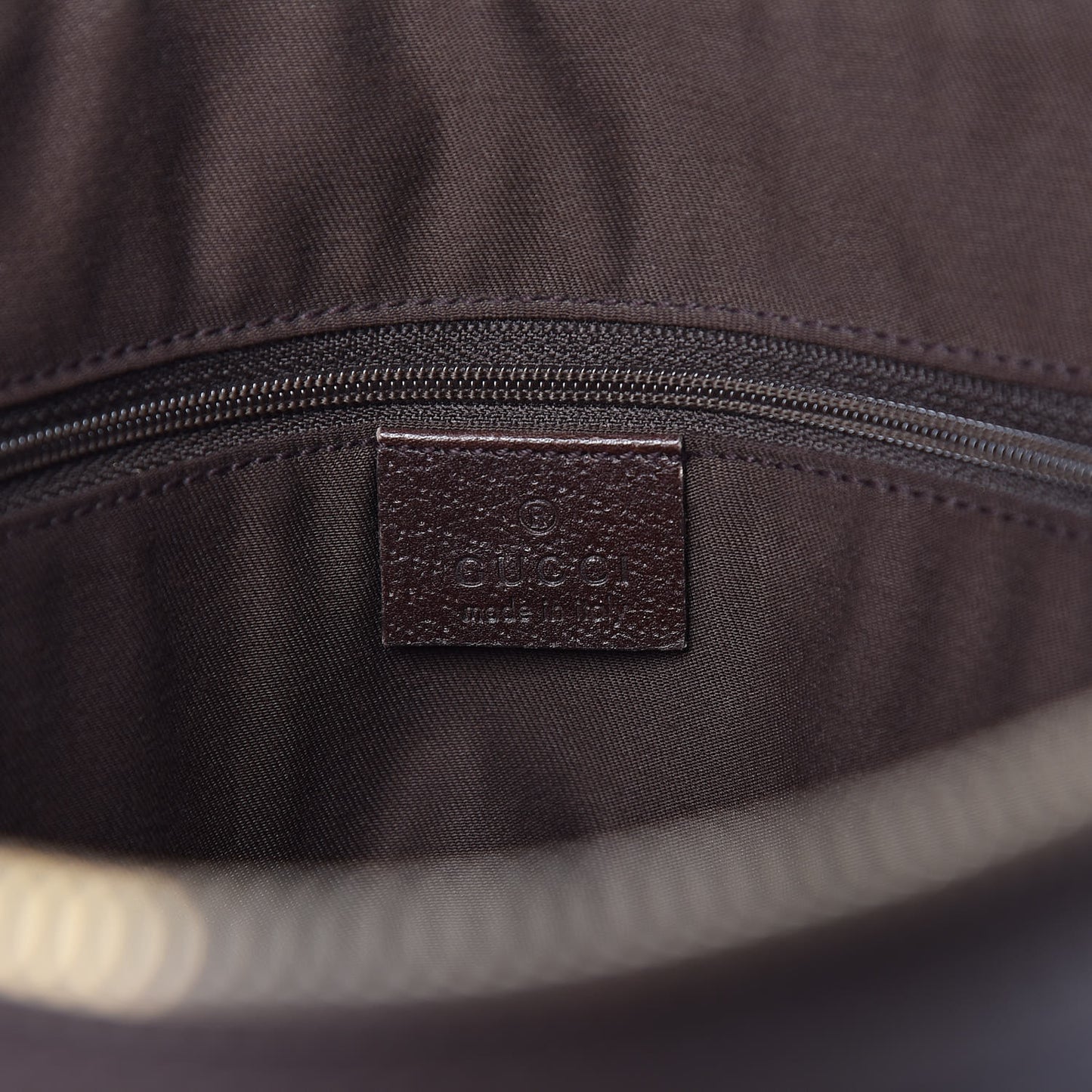 Monogram Medium Abbey Tote Dark Brown