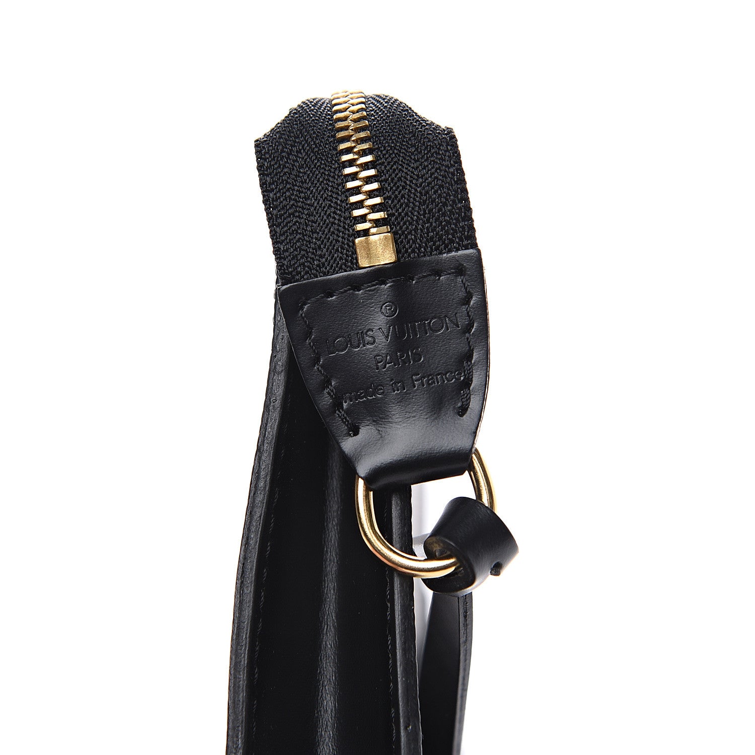 Louis Vuitton Epi Pochette Accessories 24 Black 6 of 8
