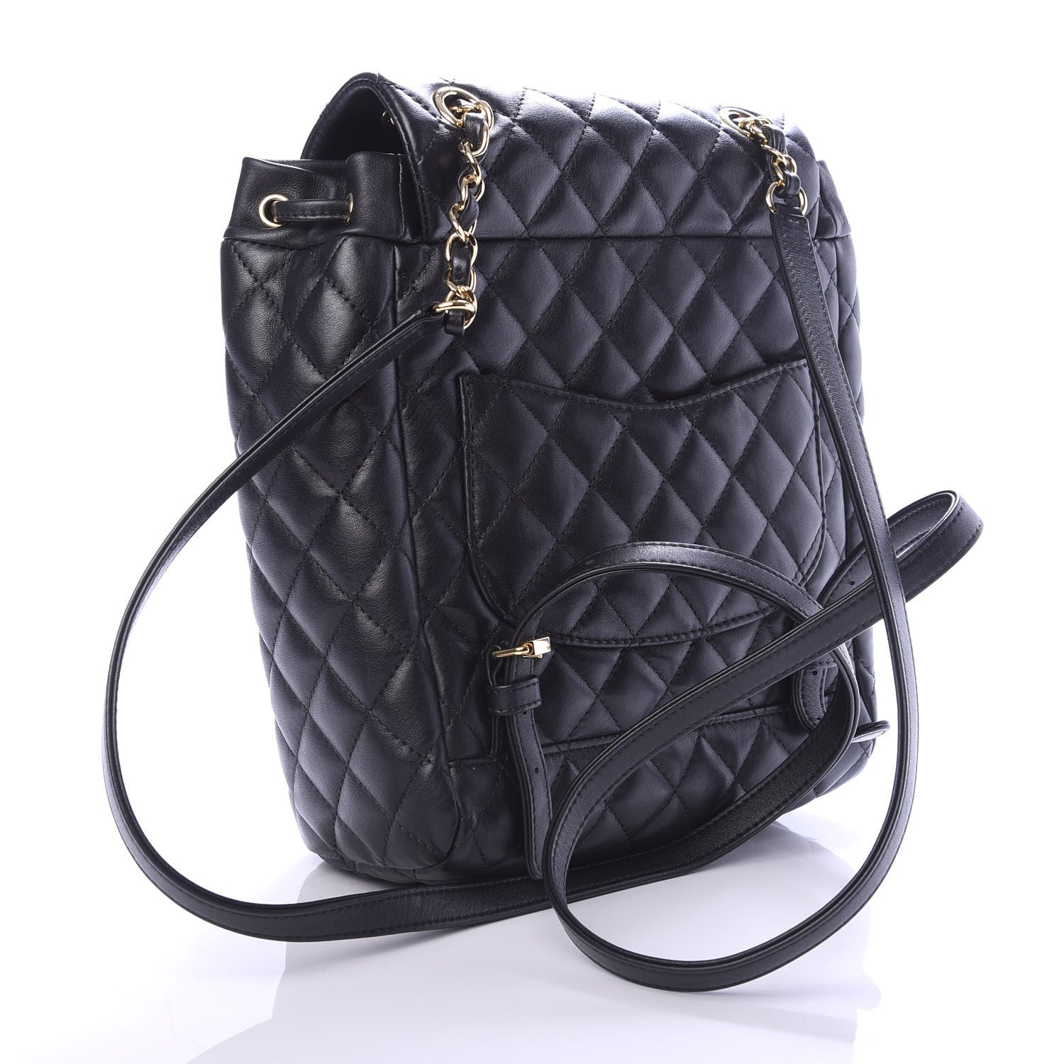 Chanel Lambskin Quilted Small Urban Spirit Backpack Black 2 of 10
