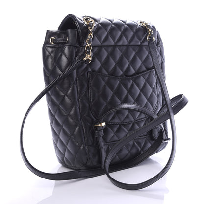 Chanel Lambskin Quilted Small Urban Spirit Backpack Black 2 of 10